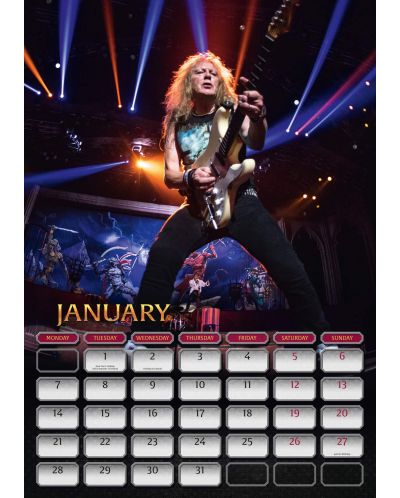 Стенен Календар Danilo 2019 - Iron Maiden - 3