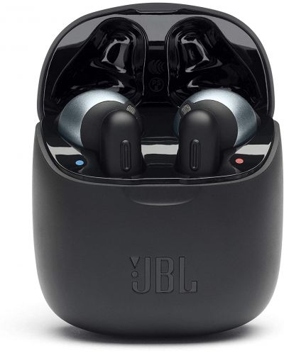 Безжични слушалки JBL - T220TWS, черни - 1