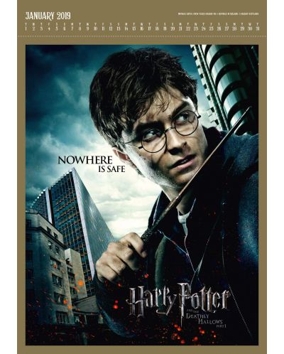 Стенен Календар Danilo 2019 - Harry Potter Deluxe - 2