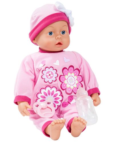 Кукла Bayer Baby First Words – 24 звука с шише и биберон - 1