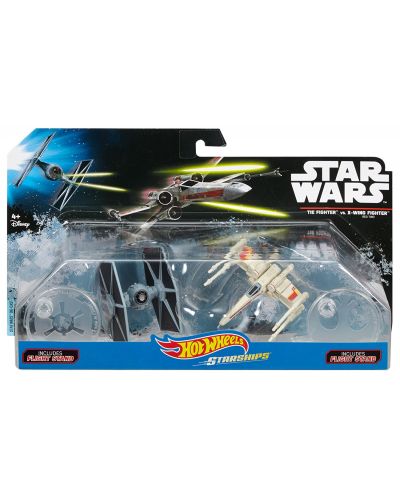 Комплект звездни кораби Mattel Hot Wheels Star Wars - Rogue One, Tie Fighter vs X-Wing - 5