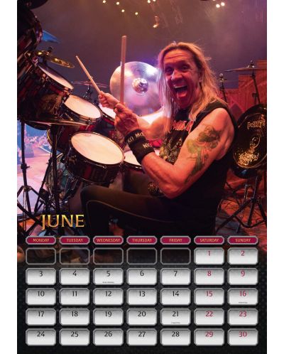 Стенен Календар Danilo 2019 - Iron Maiden - 2