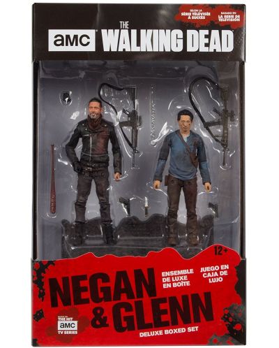Фигура The Walking Dead Action Figure 2-pack - Negan & Glenn, 13 cm - 2