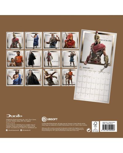 Стенен Календар Danilo 2019 - Assassin's Creed Game - 4