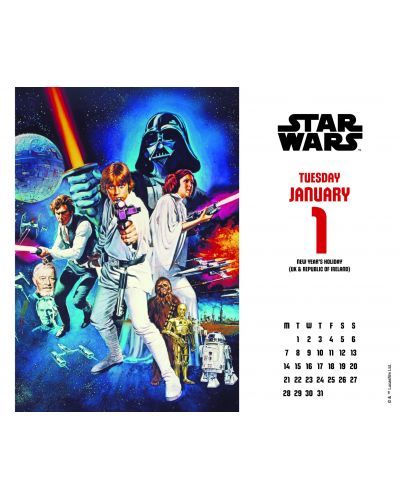 Настолен Календар Danilo 2019 - Star Wars - 3