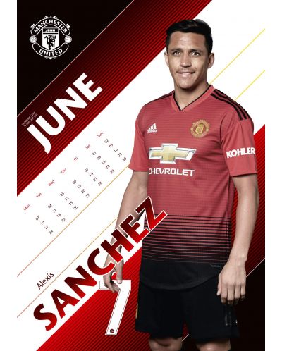 Стенен Календар Danilo 2019 - Manchester United - 3