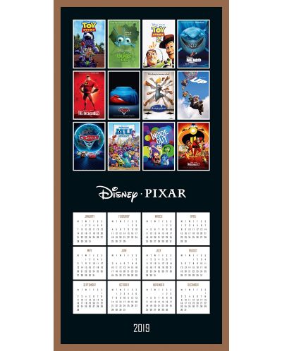 Стенен Календар Danilo 2019 - Pixar Collections - 3