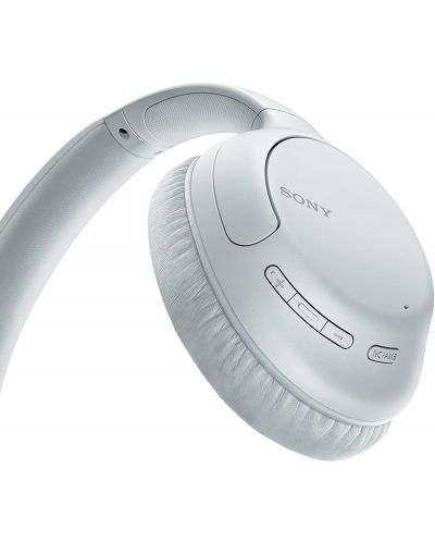 Слушалки Sony - WH-CH710N, NFC, бели - 5