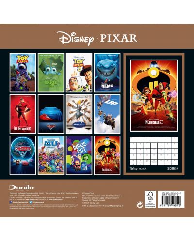 Стенен Календар Danilo 2019 - Pixar Collections - 4