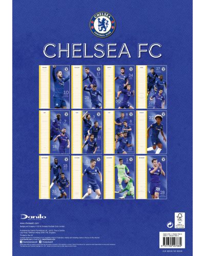 Стенен Календар Danilo 2019 - Chelsea - 4