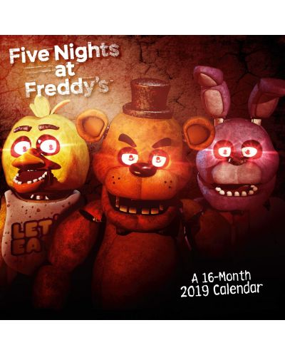 Стенен Календар Danilo 2019 - Five Nights At Freddy's - 1