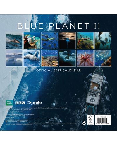 Стенен Календар Danilo 2019 - BBC Blue Planet - 4