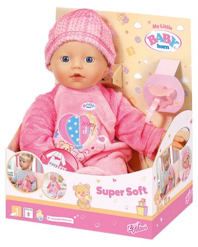 Детска кукла Zapf Creation, Baby Born - Кукла с меко тяло - 2