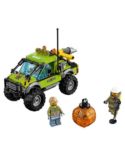 Конструктор Lego City Volcano Explorers - Изследователски камион (60121) - 3