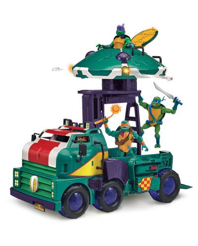 Детска играчка Nickelodeon - Turtle Tank трансформиращ се камион - 3