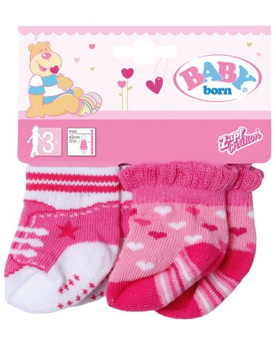 Детски аксесоар Zapf Creation, Baby Born - Чорапки - 2