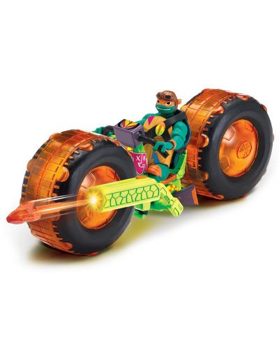Детска играчка Nickelodeon - Мотор изстрелвачка с костенурка нинджа, асортимент - 7