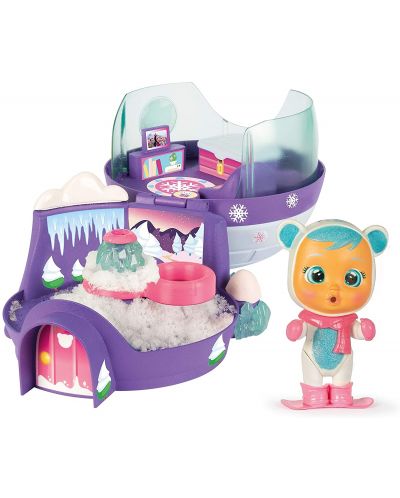 Комплект IMC Toys Cry Babies Magic Tears - Иглуто на Кристал, с плачеща кукла - 2