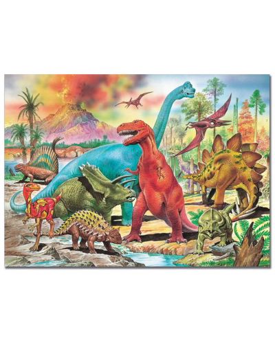 Пъзел Educa от 100 части - Динозаври - 2