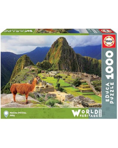 Пъзел Educa от 1000 части - Мачу Пикчу, Перу - 1