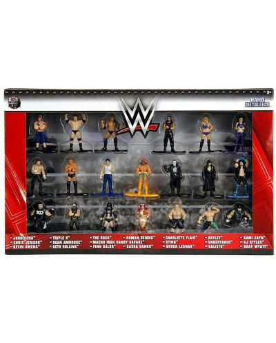 Комплект фигури Metals Die Cast Sports: WWE - 20 броя - 3
