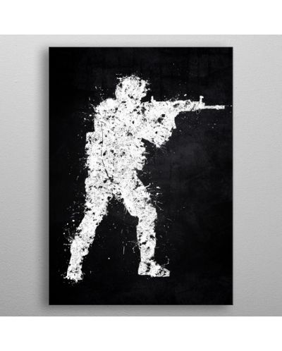 Метален постер Displate - Counter Strike - 3