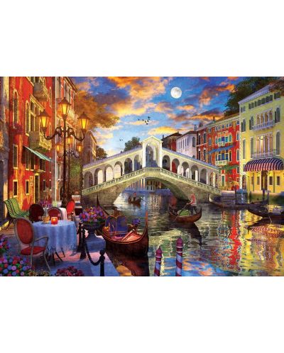 Пъзел Art Puzzle от 1500 части - Мостът Риалто, Венеция - 2