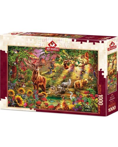 Пъзел Art Puzzle от 1000 части - Магическа гора - 1