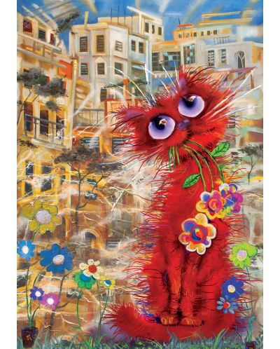 Пъзел Art Puzzle от 260 части - Червената котка - 2
