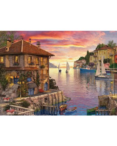 Пъзел Art Puzzle от 1500 части - Средиземноморско пристанище - 2