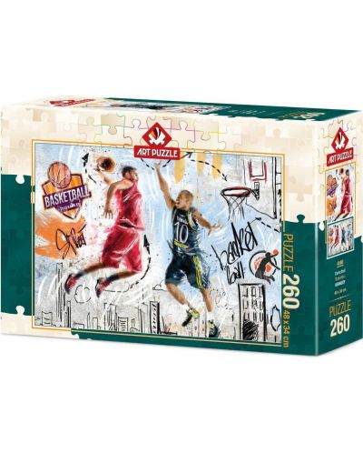 Пъзел Art Puzzle от 260 части - Баскетбол - 1