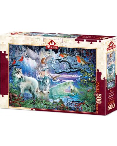 Пъзел Art Puzzle от 500 части - Ледникова гора - 1