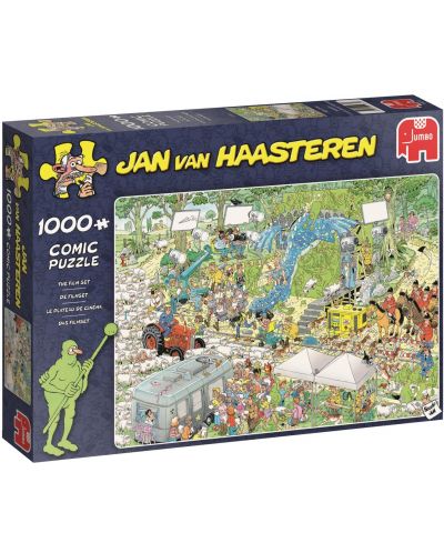 Пъзел Jumbo от 1000 части - Снимачна площадка, Ян ван Хаастерен - 1