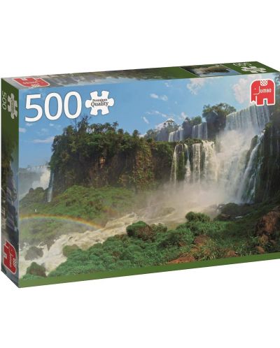 Пъзел Jumbo от 500 части - Водопад Игуасу, Аржентина - 1
