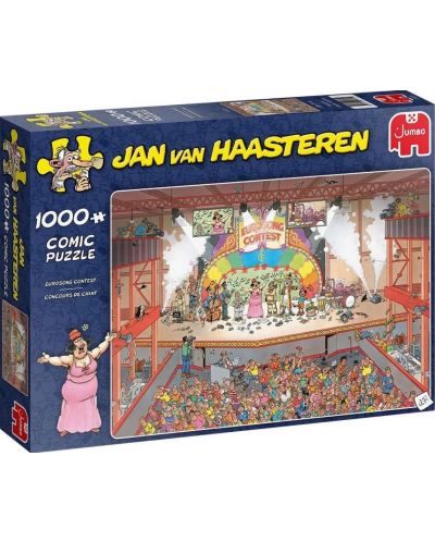 Пъзел Jumbo от 1000 части - Песенен конкурс, Ян ван Хаастерен - 1