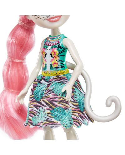 Кукличка с животниче Mattel Enchantimals - Tadley Tiger и Katy - 4
