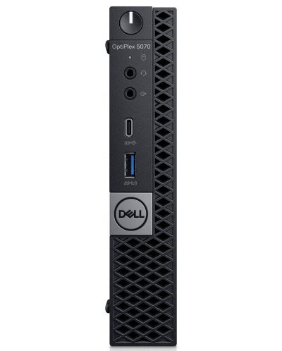 Настолен компютър Dell Optiplex - 5070 MFF, черен - 1