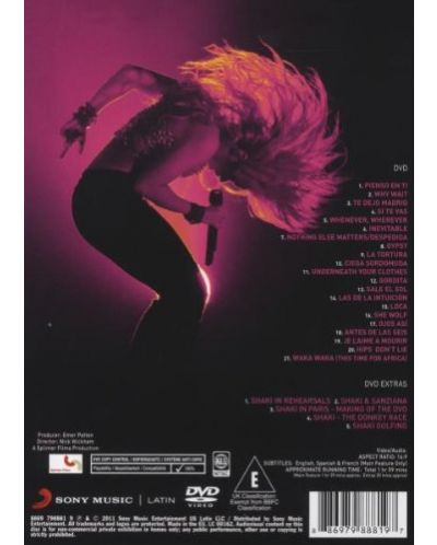 Shakira - Live From Paris (DVD) - 2