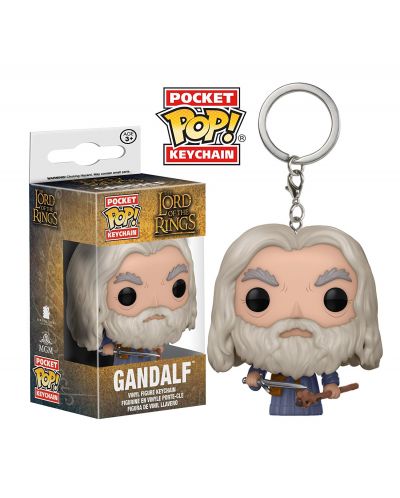 Ключодържател Funko Pocket Pop! Lord of the Rings - Gandalf, 4 cm - 3
