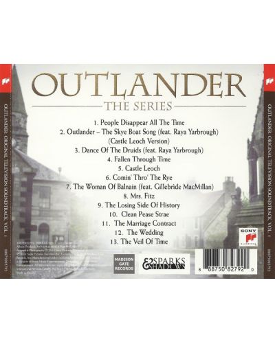 Bear McCreary - Outlander: Season 1, Vol. 1 (Original Television Soundtrack) (CD) - 2