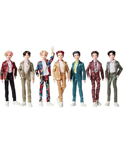Комплект кукли Mattel - BTS Bangtan Boys, 29 cm - 2