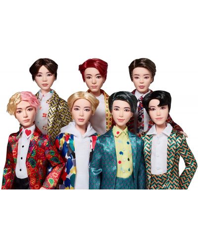 Комплект кукли Mattel - BTS Bangtan Boys, 29 cm - 3