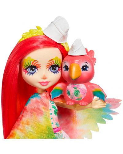 Игрален комплект Mattel Enchantimals - Кафене в Джунглата, с кукла и животинче - 4