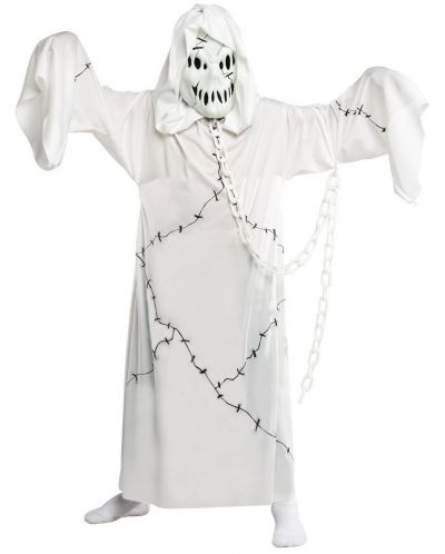 Парти костюм Rubies - Призрак, бял, L - 1