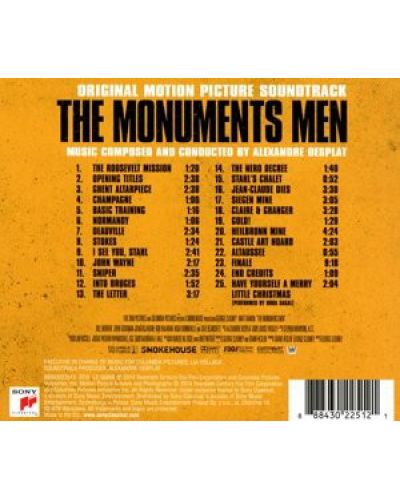 Alexandre Desplat - The Monuments Men (Original Motion Pictu (CD) - 2