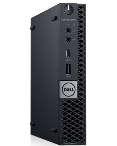 Настолен компютър Dell Optiplex - 5070 MFF, черен - 3