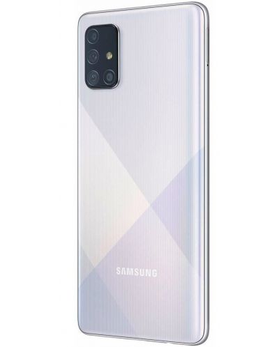 Смартфон Samsung Galaxy A71 - 6.7, 128GB, сребрист - 4