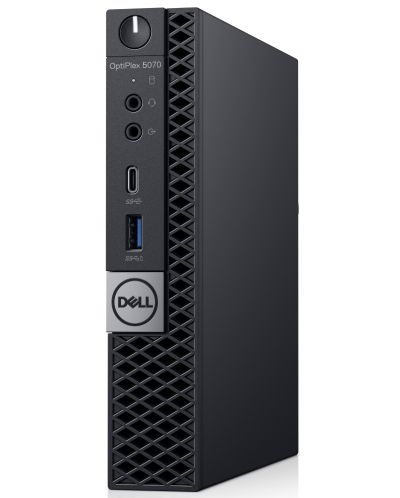 Настолен компютър Dell Optiplex - 5070 MFF, черен - 3