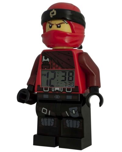 Настолен часовник Lego Wear - Ninjago Kai, с будилник - 1