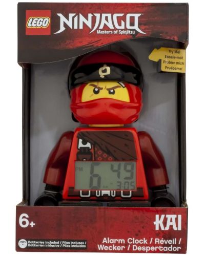 Настолен часовник Lego Wear - Ninjago Kai, с будилник - 5
